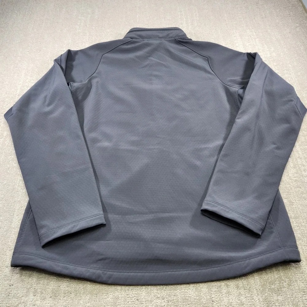 Nike Jacket Men Large Sphere Hybrid Woven Coat Grid Therma Fleece Lined Gray NEW